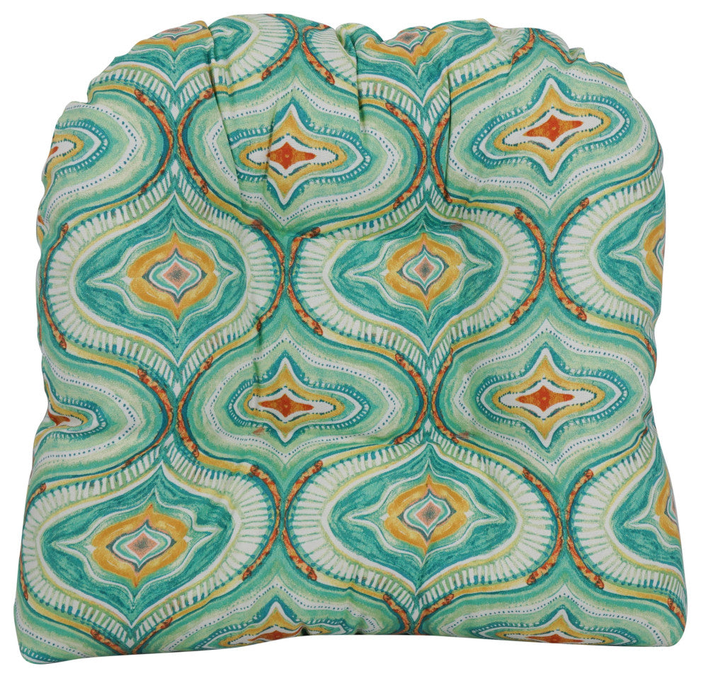 19" U-Shaped Dining Chair Cushions, Set of 2, Tyngsboro Opal