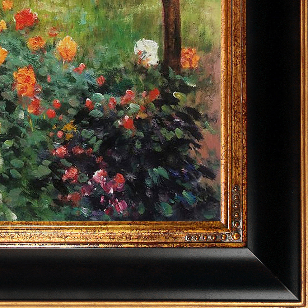 Garden in the Rue Cortot Montmartre, Opulent Frame 26" x 30"