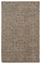 5" X8" X 0.5" Beige Wool Area Rug
