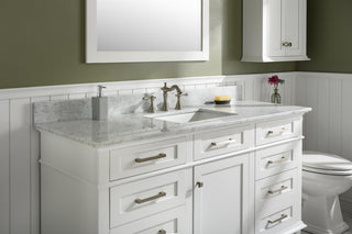 60" Single Sink Vanity, White