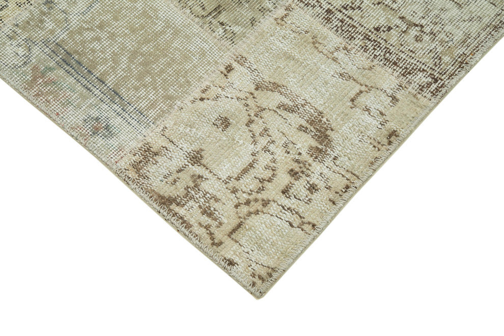Rug N Carpet - Hand-Knotted Oriental 2' 9" x 9' 10" Small Patchwork Runner Rug