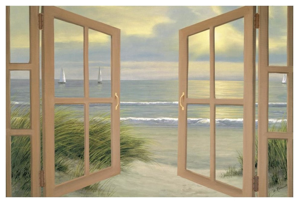 "Gentle Breeze through Door" Digital Paper Print by Diane Romanello, 50"x34"