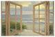 "Gentle Breeze through Door" Digital Paper Print by Diane Romanello, 50"x34"