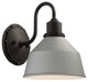 Minka-Lavery "Mantiel" Outdoor Wall Light, Sand Silver, 8"