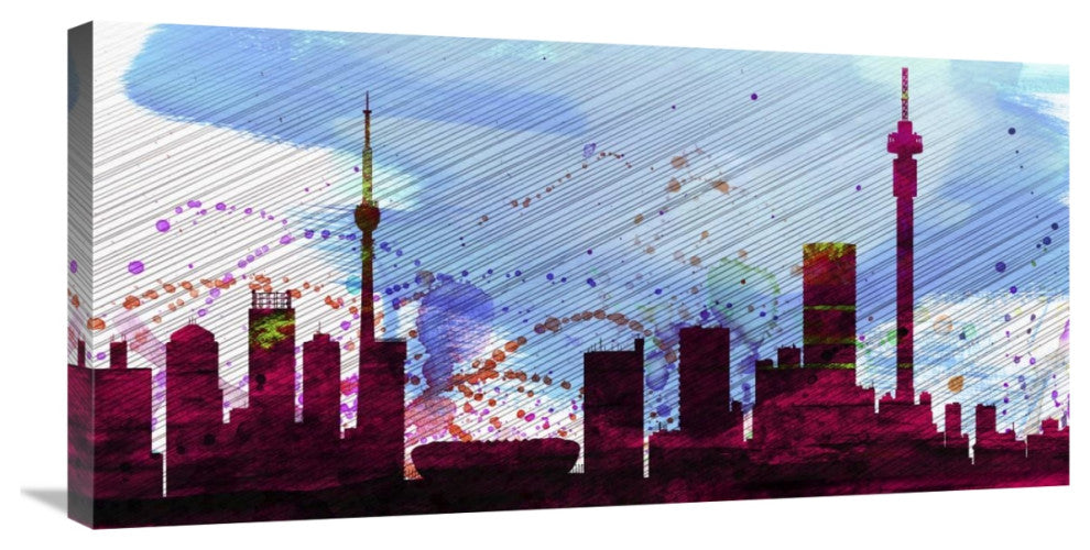 "Johannesburg City Skyline" Fine Art Print