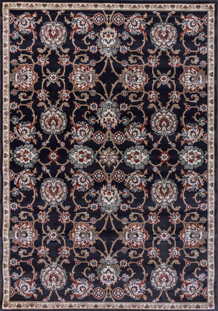 Melody Anthracite Rug, 2'x3'7"