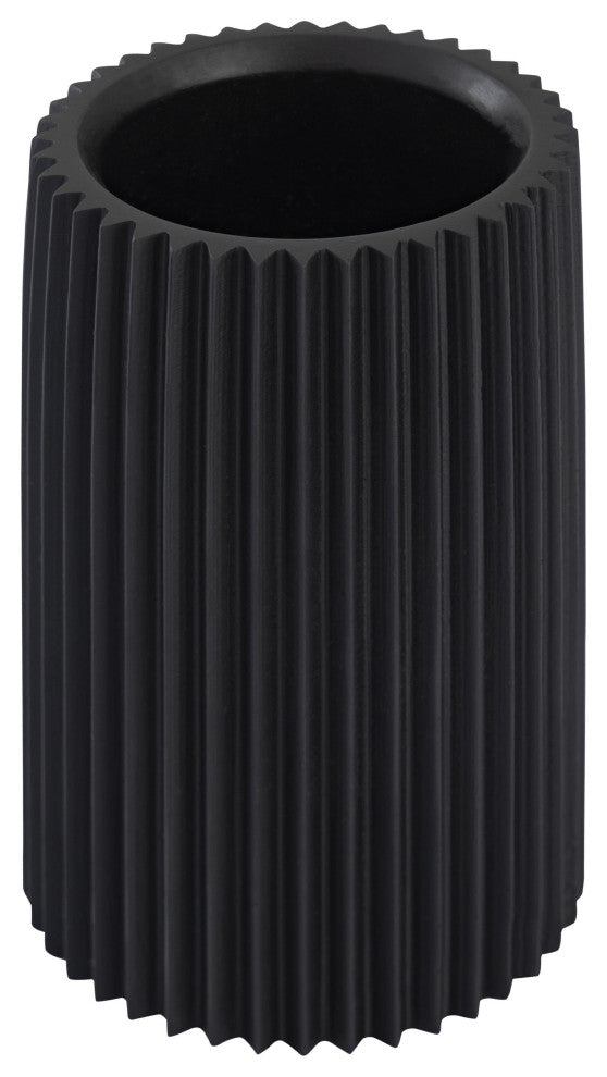 Jenna Black Concrete Table Vase