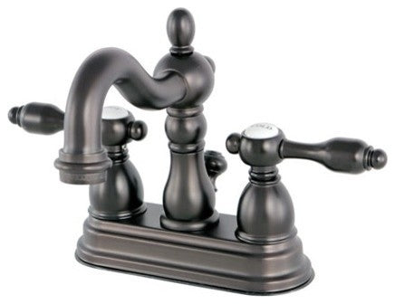 Kingston Brass 4" Centerset Bathroom Faucet, Oil Rubbed Bronze