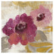"Elegant Fresco Floral Gold Flower II" Paper Print by Silvia Vassileva, 26"x26"