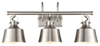 Innovations 370-3W-SN-M Provin 3 Light Bath Vanity Light, Brushed Satin Nickel