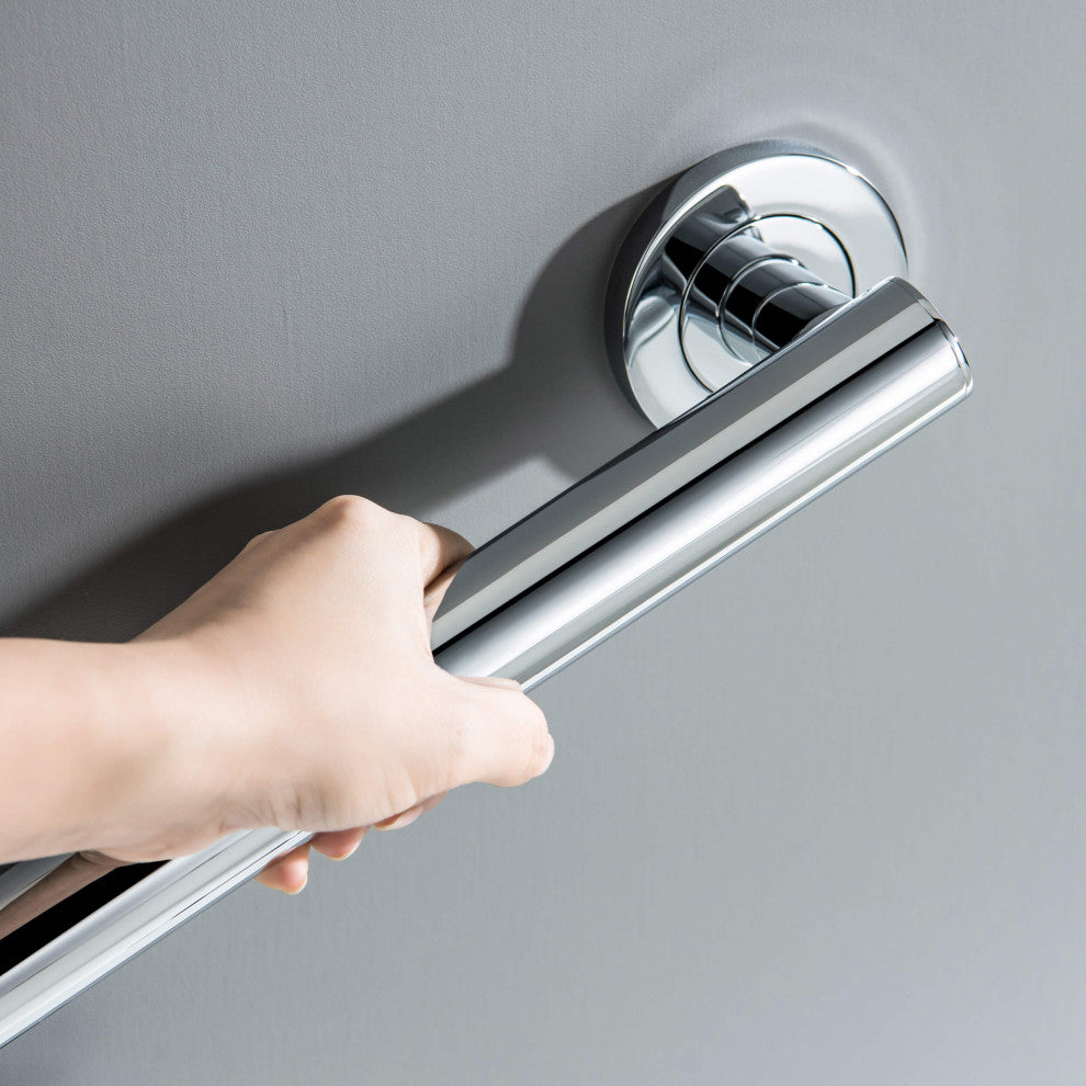 18" Stainless Steel Bathroom Safety Grab Bar, Chrome