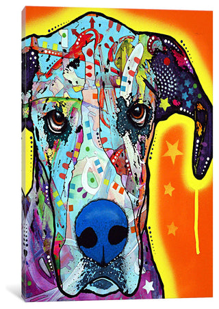 "Great Dane" Wrapped Canvas Art Print, 18x12x1.5