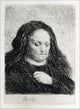 Rembrandt Van Rijn Rembrandt's Mother in a Black Dress Wall Decal