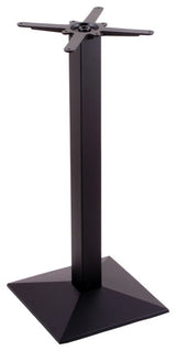 Holland Bar Stool 217 Chrome Cast Iron Table H Base, Square Foot