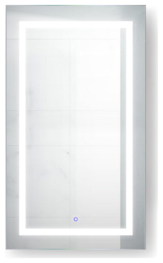 24"x42" Recessed Or Surface Mount Medicine Cabinet 4 Shelves, LED, Right