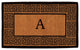 The Grecian Monogram Doormat, Extra-Thick 18"x30", Letter A