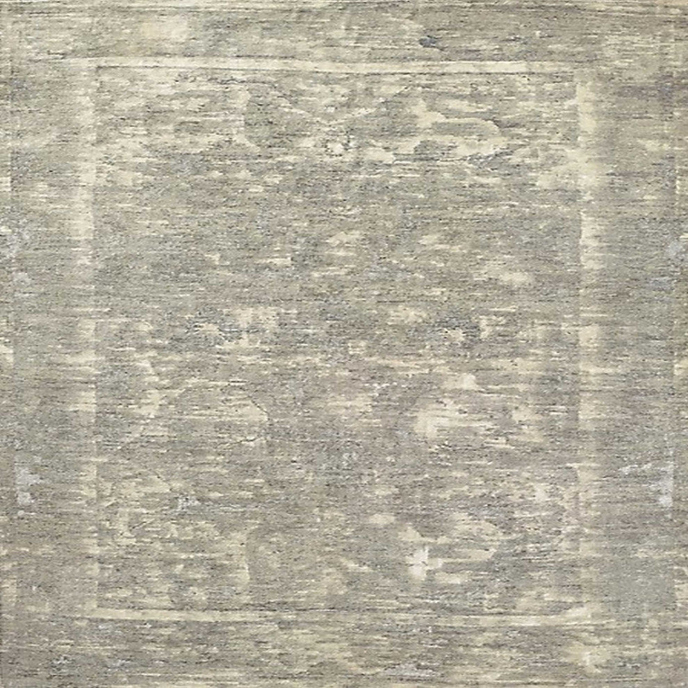 Ahgly Company Indoor Square Mid-Century Modern Area Rugs, 3' Square
