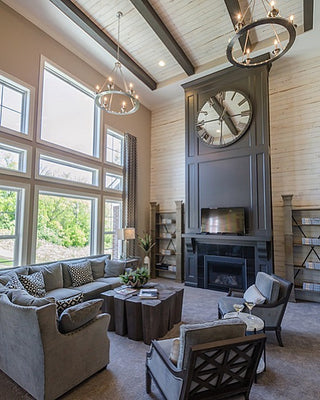 XL 60" Mirrored Round Wall Clock