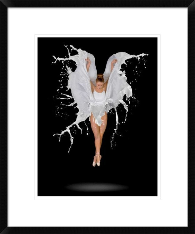 "Liquidize" Framed Digital Print by Pentony Bapauline, 20"x24"