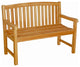 Seven Seas Teak Acapulco Outdoor Teak Wood Bench, 4'