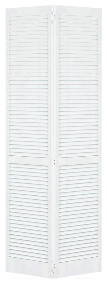Closet Door, Bi-fold, Kimberly Bay Traditional Louver-Louver White, 80"x32"