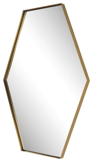 Uttermost Ankara Brass Hexagon Mirror