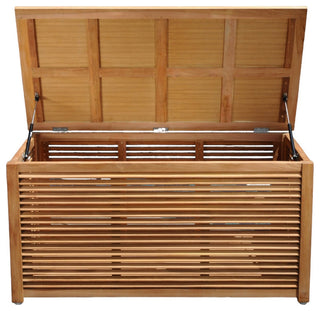52" Teak Storage Pool Box
