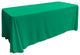 LA Linen Rectangular  Polyester Poplin Tablecloth, Jade, 90"x156"