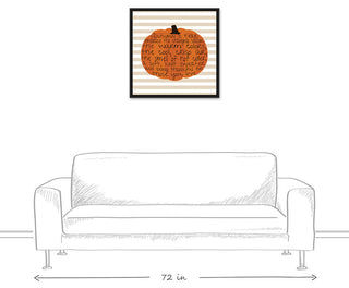 Embrace Autumn 24x24 Black Floating Framed Canvas