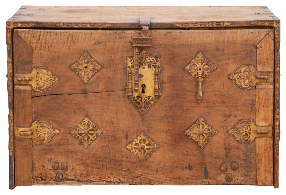 Large 18th Century Spanish BargueÃ±o Chest