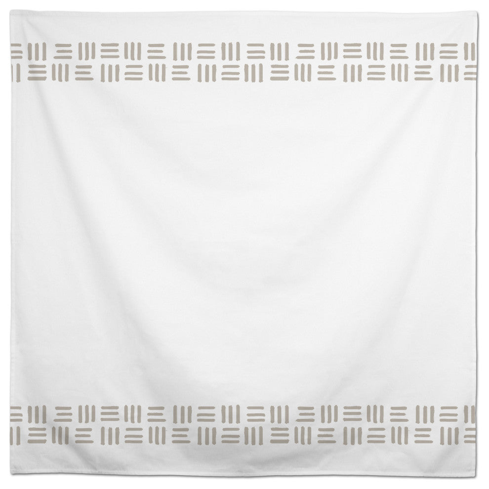 Wicker Border 58x58 Tablecloth