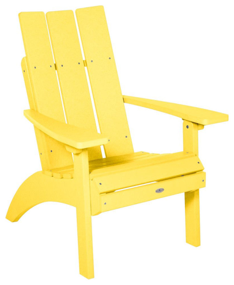 Corolla Comfort Height Adirondack Chair, Sunbeam Yellow
