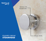 Steamspa Indulgence 6 Kw Quickstart Steam Bath Generator, Chrome