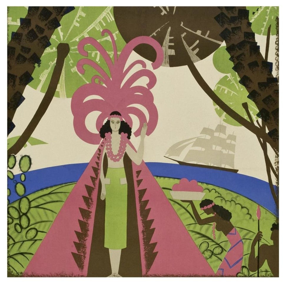 "Vintage Film Posters: Bird of Paradise L'oiseau de Paradis" Paper Art, 26"x26"