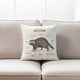 Farmhouse Animals Throw Pillow, Set of 2, Racoon