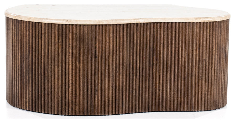 Organic Travertine Coffee Table | Eleonora Mari, Medium