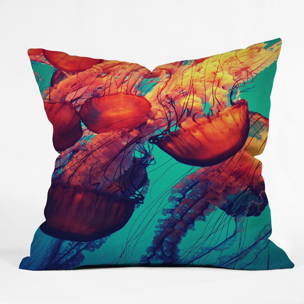 Deny Designs Krista Glavich Jellyfish 7 Outdoor Throw Pillow