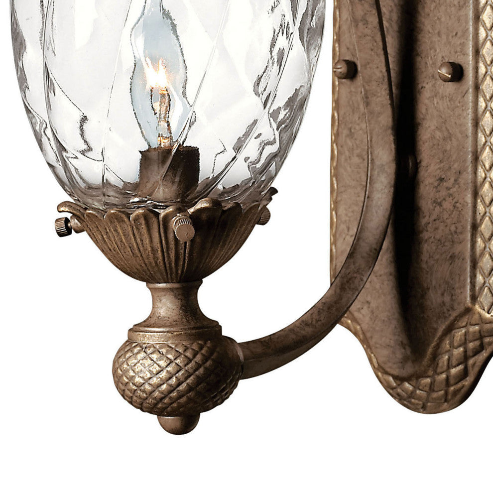Hinkley Plantation Medium Single Light Sconce, Pearl Bronze