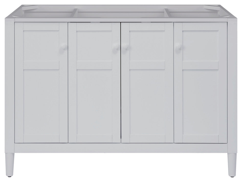 Turner 48" Vanity Base With 4 Doors and Bottom Drawer