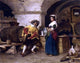 Tito Conti In the Wine Cellar, 20"x25" Wall Decal