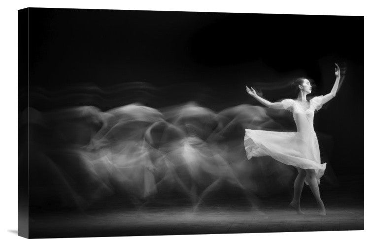 "S L O W" Stretched Canvas Giclee by Yudhistira Yogasara, 18x12"