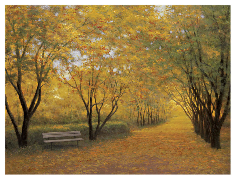 "Autumn Gold" Digital Paper Print by Diane Romanello, 42"x32"