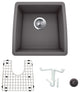 Blanco KA-440081 Performa 17-1/2" Undermount Single Basin Granite - Cinder