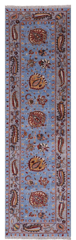 2' 10" X 9' 10" Runner Persian Tabriz Handmade Wool Rug Q10228