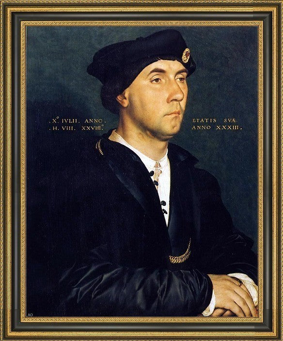 The Younger Hans Holbein Portrait of Sir Richard Southwell Canvas Print, 16"x20"