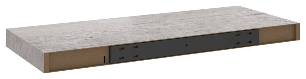 vidaXL Wall Shelf Floating Shelf Display Shelf Wall Mounted Concrete Gray