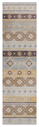 Indoor/Outdoor Sedona SN12 Goldenrod Machine Washable 2'3" x 7'6" Runner Rug