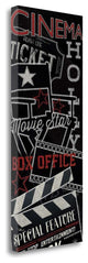 "Movie Montage III" By Pela Studio, Giclee Print on Gallery Wrap Canvas