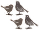 Metal Bird, 4-Piece Set