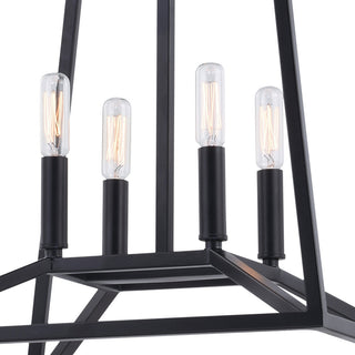 Hayes Four Light Pendant, Black
